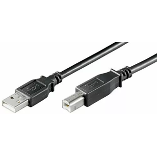 CAVO USB 2.0 A/B M/M 1.0MT NERO EC1003