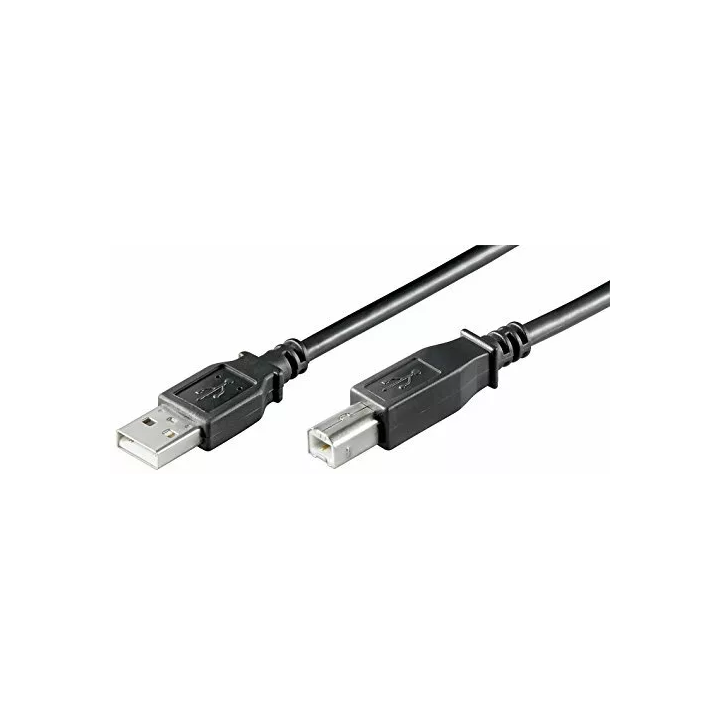 CAVO USB 2.0 A/B M/M 1.0MT NERO EC1003