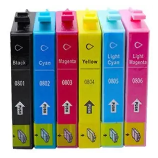 CARTUCCIA INK JET COMPATIBILE EPSON T0802 CIANO