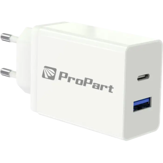 Carica Batterie 30 Watt PD USB A + Type C