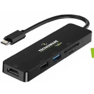 HUB TECNOWARE USB Type-C 5 in 1 Adapter