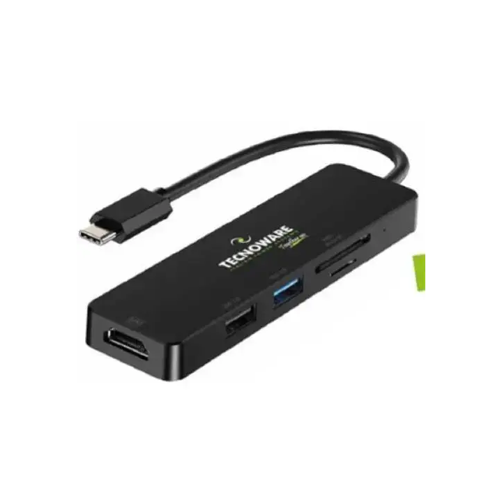 HUB TECNOWARE USB Type-C 5 in 1 Adapter