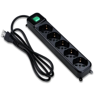 MULTIPRESA TECNOWARE POWER CLEANER 5 INGRESSO ITALIA - 5 USCITE ITALIA/SCHUKO