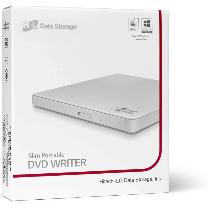 MASTERIZZATORE ESTERNO LG DVD-RW SLIM USB WHITE