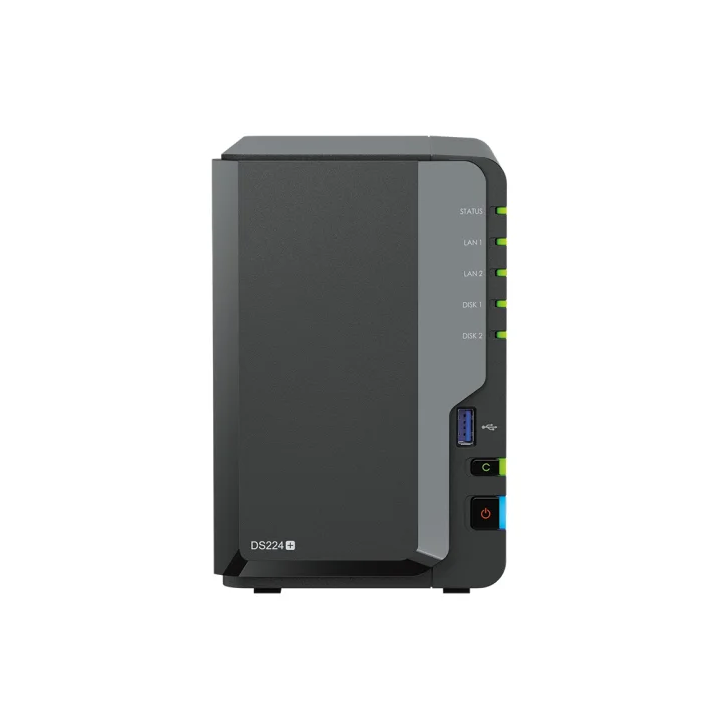 NAS SINOLOGY DS224+ 2-BAY PLUS CELERON J4125 DC 2.0 GHZ 2GB DDR4