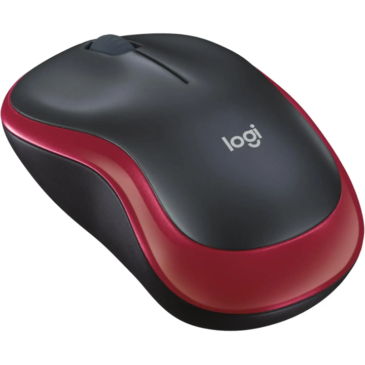 MOUSE LOGITECH M185 WIRELESS ROSSO