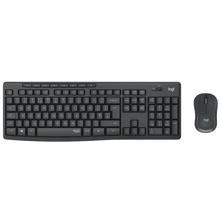 TASTIERA + MOUSE LOGITECH WIRELESS MK295 NERO 920-009797