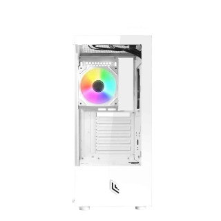 Case Atx Noua Nexus P200 Bianco 0.5mm SPCC 2*USB3.0/2.0 1*Fan Argb Front & Side Glass