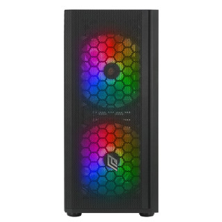 Case Atx Noua Orizon M101 Nero 0.50MM SPCC 2*USB3.0/2.0 3*Fan Argb Front Mesh & Side Glass Support E-Atx