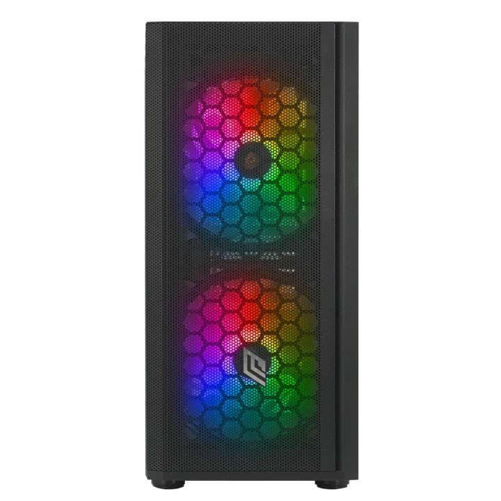 Case Atx Noua Orizon M101 Nero 0.50MM SPCC 2*USB3.0/2.0 3*Fan Argb Front Mesh & Side Glass Support E-Atx