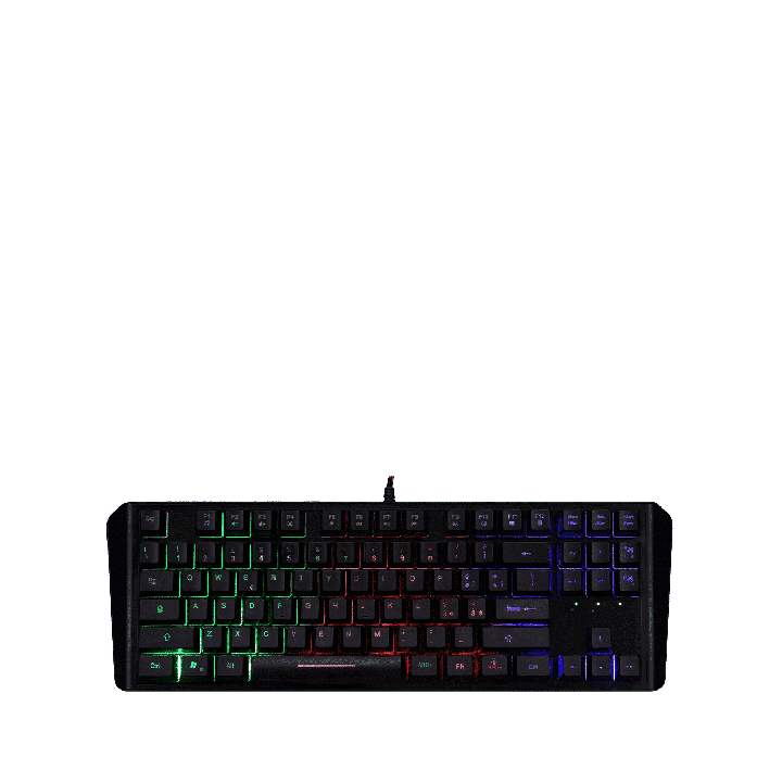 Tastiera Gaming Noua Cosmo Membrana Retroilluminazione RGB 87 Tasti (12 Multimediali) Layout IT