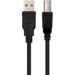 Cavo USB 2.0 A/B M/M 3.0mt NERO EC1062