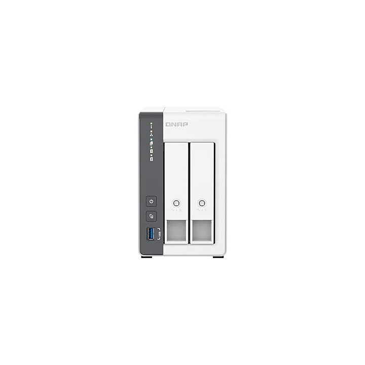 NAS QNAP 2*BAY 2.5"/3.5" ARM QC 2.0GHZ 4GB USB 2.5GBLAN