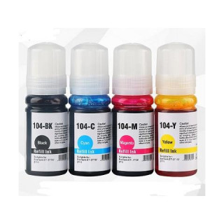 CARTUCCIA COMPATIBILE EPSON  GIALLO  Dye 70ML ET-2750,2850,2860,2870,7750 ET102 ET103 ET104 ET106