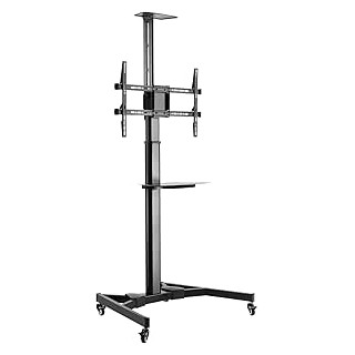 Supporto a pavimento per TV 37-70" carico fino a 50Kg,altezza regolabile,supporto
webcam