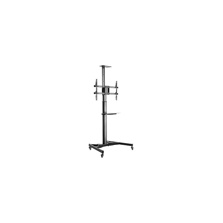 Supporto a pavimento per TV 37-70" carico fino a 50Kg,altezza regolabile,supporto
webcam