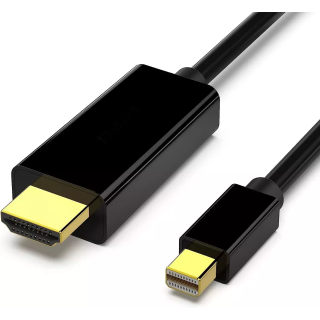 CAVO CABLETIME DA MINI DP A HDMI 4K30HZ LED BLACK 1.8M