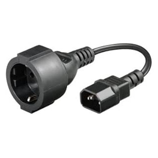 Cavo alimentazione VDE C14 - SCHUKO 0,23m (CC-190300-001-N-B)