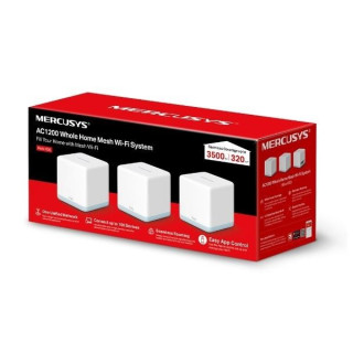 SISTEMA MESH Wi-Fi 6 AX1800  MERCUSYS 3PZ - Halo H70X(3-pack)