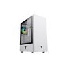 CASE ITEK M.TOWER "VERTIBRA S210W" GAMING  2*USB3, 12cm fan ARGB, Trasp Wind, WHITE EDITION -  ITGCAVS210W