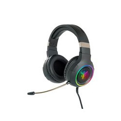 CUFFIA ITEK GAMING "H430" 7.1 VIRTUAL CON BRO, 7 COLORI LED,2x3, MIC.,CONTROLLO VOLUME, 2x3MM E USB CON ADATTATORE - ITHGH430