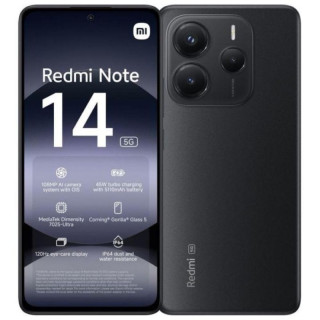 SMARTPHONE XIAOMI REDMI NOTE 14
5G 8+256GB DUOS MIDNIGHT BLACK
ITALIA
