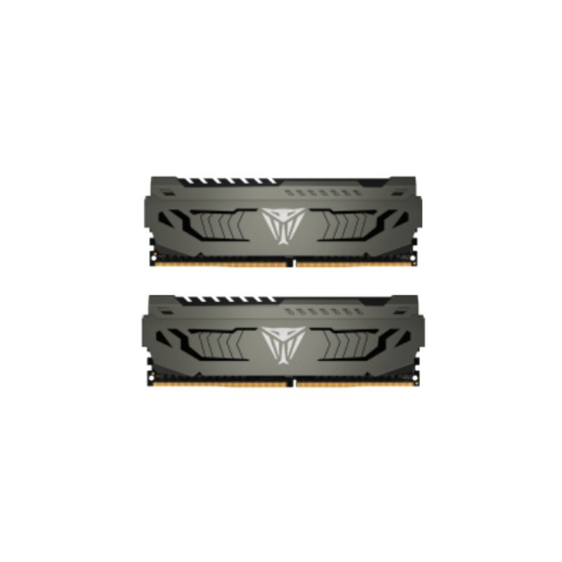 KIT DDR4 PATRIOT "VIPER 4 STEEL" 32GB (2X16GB) 3200Mhz - CL 16 ALUMINIUM HEAT SHIELD - PVS432G320C6K