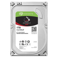 HD SEAGATE SATA3 IRON WOLF 1TB 3.5" 5900 RPM  64mb cache 24x7 - NAS HDD - ST1000VN002 - Gar. 3 anni