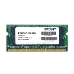 DDR3 x NB SO-DIMM PATRIOT 8GB 1600MHz  - PSD38G16002S