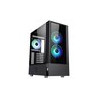 CASE ITEK M.TOWER "VERTIBRA Q210" GAMING  2*USB3, 4*12cm fan ARGB, Trasp Wind, -  ITGCAVQ210