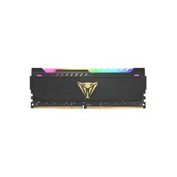 KIT DDR4 PATRIOT "VIPER STEEL RGB BLACK" 16GB (2x8GB) 3200Mhz CL18 - RGB- HS DUAL CHANNEL PVSR416G320C8K