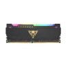 KIT DDR4 PATRIOT "VIPER STEEL RGB BLACK" 16GB (2x8GB) 3200Mhz CL18 - RGB- HS DUAL CHANNEL PVSR416G320C8K