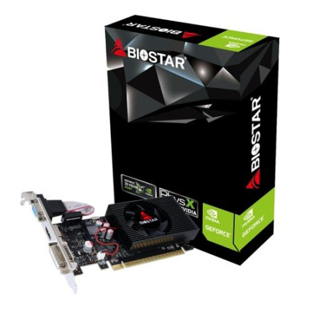 SVGA BIOSTAR NVIDIA GT730-4GB D3 LP 4GB DDR3 128Bit VGA+DVI+HDMI PCI-E