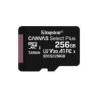 SD-MICRO KINGSTON  256GB incl. Adapter  CLASS 10 UHS-I 100MB/s + ADATTATORE Canvas Select - SDCS2/256GB