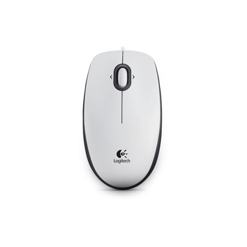 MOUSE LOGITECH "B100 Mouse White USB" 3 tasti 800dpi oem