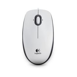 MOUSE LOGITECH "B100 Mouse White USB" 3 tasti 800dpi oem