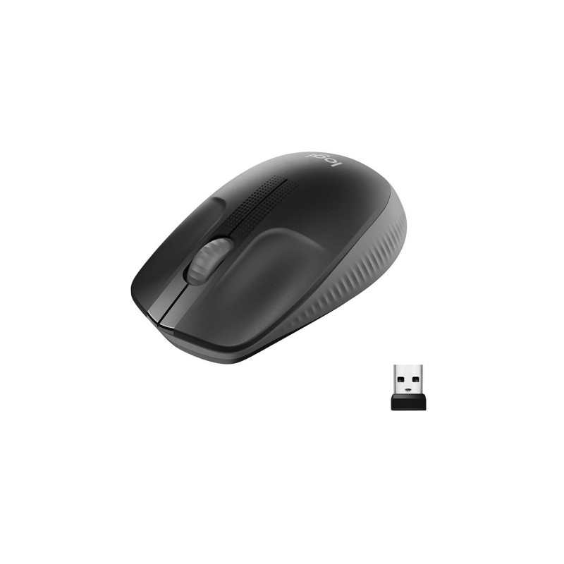 MOUSE LOGITECH "Wireless Mouse M190 " USB 1000 dpi 3 PULSANTI GRIGIO ANTRACITE 910-005905