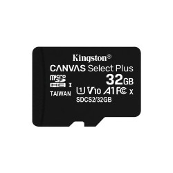 SD-MICRO KINGSTON  32GB CLASS 10 UHS-I 80MB/s + ADATTATORE Canvas Select Plus - SDCS2/32GB