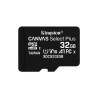 SD-MICRO KINGSTON  32GB CLASS 10 UHS-I 80MB/s + ADATTATORE Canvas Select Plus - SDCS2/32GB