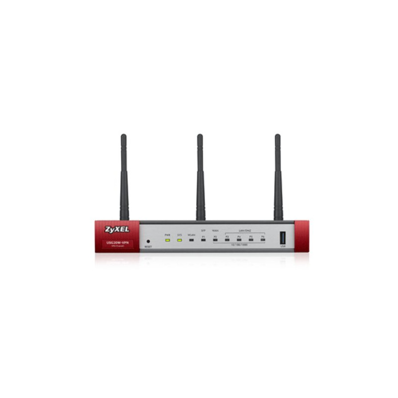 FIREWALL ZYXEL USG20W-VPN-EU0101F 4P LAN GIGA 1P WAN 1P SFP 1P USB VPN 10 IPSEC/L2TP 5 SSL WIRELESS AP INTEGR. AC  X5 UTENTI