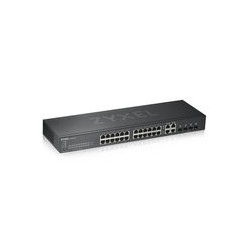 SWITCH ZYXEL GS1920-24V2 24P GIGABIT+4P DUAL GIGABIT-IPv6,VLAN,QoS,IGMP-Design senza ventole,Rack,WEB MANAGED FREE Nebula Basic