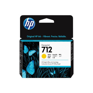 HP CARTUCCIA INK N.712 YELLOW 29ML
