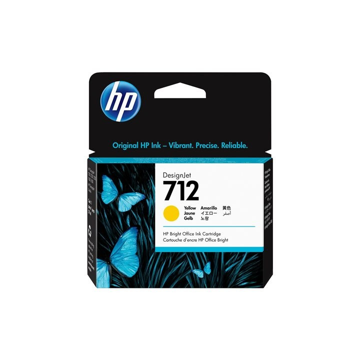 HP CARTUCCIA INK N.712 YELLOW 29ML