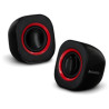 CASSE ATLANTIS P003-C03-B SoundPower 410 Set di mini-casse stero amplificate per computer e portatile USB Nero Lucido