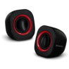 CASSE ATLANTIS P003-C03-B SoundPower 410 Set di mini-casse stero amplificate per computer e portatile USB Nero Lucido