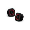 CASSE ATLANTIS P003-C03-B SoundPower 410 Set di mini-casse stero amplificate per computer e portatile USB Nero Lucido