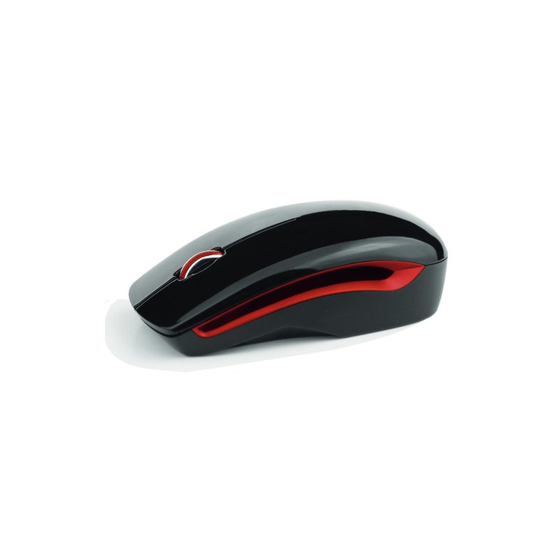 MOUSE ATLANTIS OFFICE P009-M7061-G WIRELESS USB Ottico 3 tasti 1.200dpi mini ricevitore nano Nero