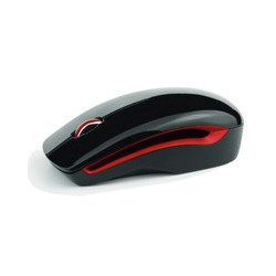 MOUSE ATLANTIS OFFICE P009-M7061-G WIRELESS USB Ottico 3 tasti 1.200dpi mini ricevitore nano Nero