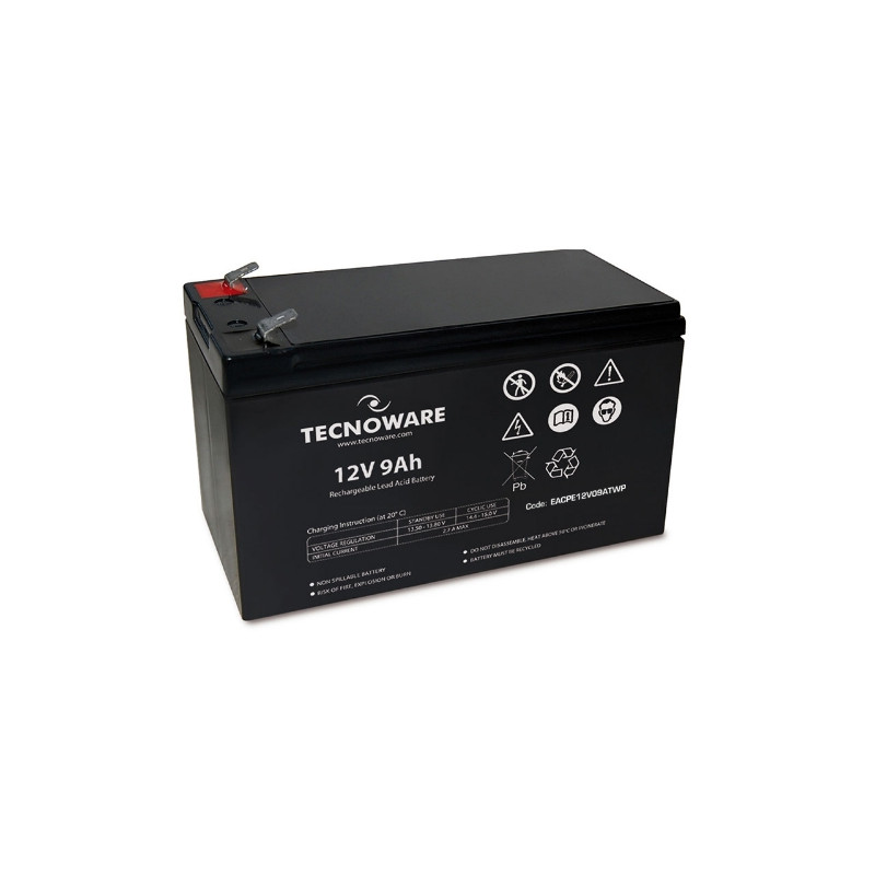 BATTERIA TECNOWARE 12V 9.0Ah FASTON 6,3MM EACPE12V09ATWP