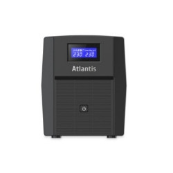 UPS ATLANTIS A03-HP2003 1500VA (900W) Sinewave Line Interactive 2x12V-9Ah Display LCD e LED stato UPS USB-HID 3xIEC 2xSchuko